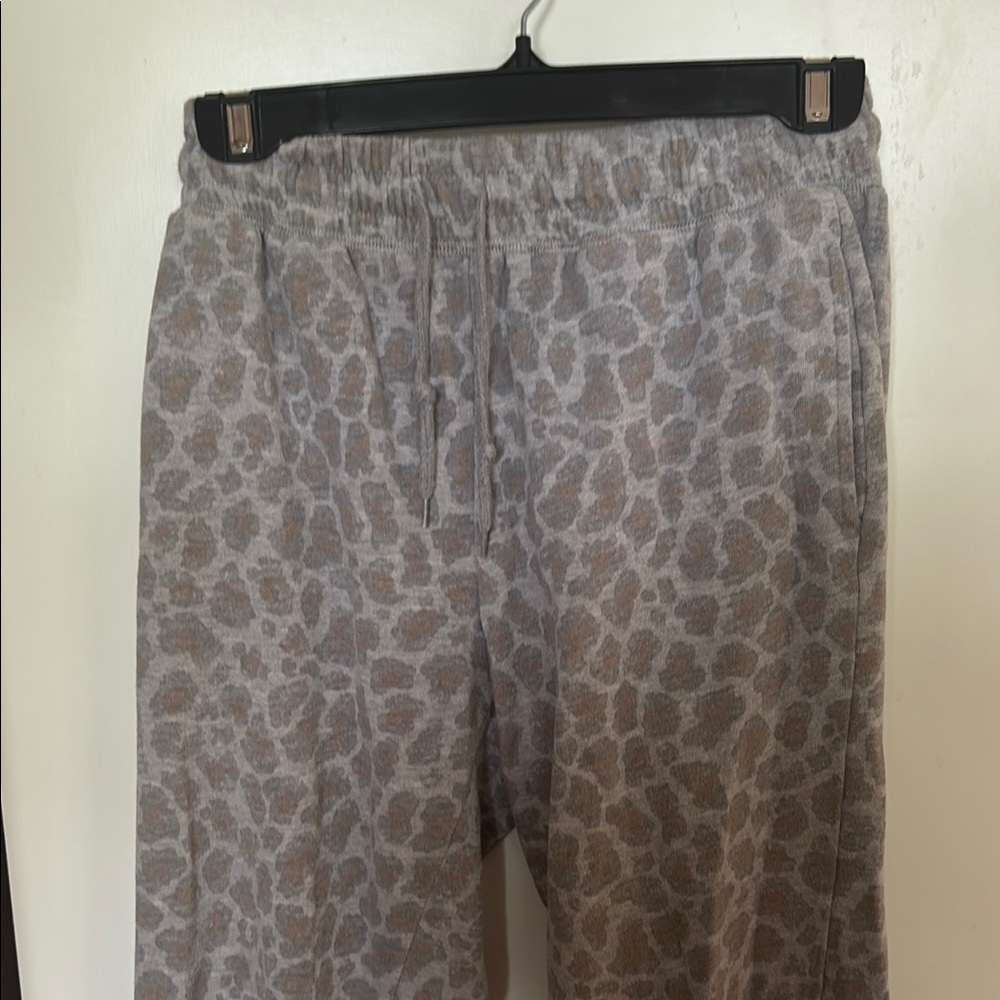 Leopard Print Gray Women’s Pants